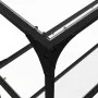 Mesa consola superficie vidrio transparente acero 194,5x30x81cm by , console tables - Ref: Foro24-846034, Price: 94,60 €, Dis...