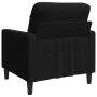 Sillón de terciopelo negro 60 cm von , Sofas - Ref: Foro24-4007609, Preis: 183,77 €, Rabatt: %