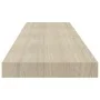 MDF oak floating wall shelf 90x23.5x3.8 cm by vidaXL, Shelves and shelves - Ref: Foro24-323880, Price: 32,49 €, Discount: %