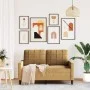Sofá de 2 plazas terciopelo marrón 120 cm von , Sofas - Ref: Foro24-4007621, Preis: 231,92 €, Rabatt: %