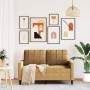 Sofá de 2 plazas terciopelo marrón 120 cm by , Sofas - Ref: Foro24-4007621, Price: 236,43 €, Discount: %