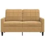 Sofá de 2 plazas terciopelo marrón 120 cm von , Sofas - Ref: Foro24-4007621, Preis: 231,92 €, Rabatt: %