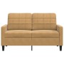Sofá de 2 plazas terciopelo marrón 120 cm by , Sofas - Ref: Foro24-4007621, Price: 236,43 €, Discount: %