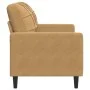 Sofá de 2 plazas terciopelo marrón 120 cm von , Sofas - Ref: Foro24-4007621, Preis: 231,92 €, Rabatt: %