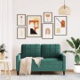 Zweiplätziges Samtsofa in dunkelgrün, 120 cm. von , Sofas - Ref: Foro24-4007616, Preis: 239,00 €, Rabatt: %