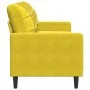 Sofá de 3 plazas terciopelo amarillo 180 cm by , Sofas - Ref: Foro24-4007640, Price: 303,99 €, Discount: %