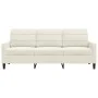 Sofá de 3 plazas terciopelo color crema 180 cm by , Sofas - Ref: Foro24-4007642, Price: 306,98 €, Discount: %