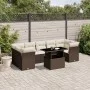Set sofás de jardín 8 piezas y cojines ratán sintético marrón de , Conjuntos de jardín - Ref: Foro24-3266403, Precio: 593,40 ...