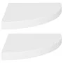 Corner floating shelves 2 pcs MDF white 35x35x3.8 cm by vidaXL, Shelves and shelves - Ref: Foro24-323917, Price: 46,80 €, Dis...