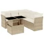Juego de sofás jardín con cojines 6 pzas ratán sintético beige by , Garden sets - Ref: Foro24-3266578, Price: 464,68 €, Disco...