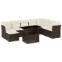 Set de sofás de jardín 9 pzas y cojines ratán sintético marrón by , Garden sets - Ref: Foro24-3266793, Price: 611,62 €, Disco...