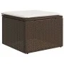 Set de sofás de jardín 9 pzas y cojines ratán sintético marrón by , Garden sets - Ref: Foro24-3266793, Price: 611,62 €, Disco...