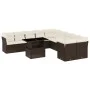 Set de sofás de jardín 11 pzas cojines ratán sintético marrón by , Garden sets - Ref: Foro24-3266883, Price: 764,97 €, Discou...