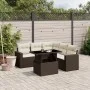 Set sofás de jardín 6 piezas y cojines ratán sintético marrón de , Conjuntos de jardín - Ref: Foro24-3267273, Precio: 460,19 ...