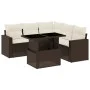 Set sofás de jardín 6 piezas y cojines ratán sintético marrón de , Conjuntos de jardín - Ref: Foro24-3267273, Precio: 460,19 ...