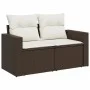 Set de sofás de jardín 9 pzas y cojines ratán sintético marrón by , Garden sets - Ref: Foro24-3267413, Price: 666,90 €, Disco...