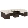 Set de sofás de jardín 11 pzas cojines ratán sintético marrón by , Garden sets - Ref: Foro24-3267523, Price: 758,40 €, Discou...