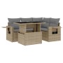 Juego de sofás jardín con cojines 5 pzas ratán sintético beige by , Garden sets - Ref: Foro24-3267879, Price: 380,93 €, Disco...