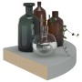 Schwebende Eckregale 2 Stück MDF grau 25x25x3,8 cm von vidaXL, Regale und Regale - Ref: Foro24-323902, Preis: 27,58 €, Rabatt: %