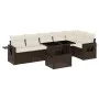 Juego de sofás de jardín 7 piezas con cojines ratán PE marrón von , Gartensets - Ref: Foro24-3267923, Preis: 521,00 €, Rabatt: %