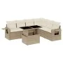 Set sofás de jardín 7 piezas y cojines ratán sintético beige by , Garden sets - Ref: Foro24-3267928, Price: 526,76 €, Discoun...