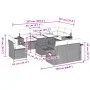 Gartensofa-Set, 9-teilig, mit Kissen, aus synthetischem Rattan in Beige. von , Gartensets - Ref: Foro24-3268038, Preis: 701,7...