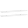 Shelf for photo frames 2 pcs white MDF 80x9x3 cm by vidaXL, Shelves and shelves - Ref: Foro24-323930, Price: 23,79 €, Discoun...