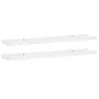 Shelf for photo frames 2 pcs white MDF 80x9x3 cm by vidaXL, Shelves and shelves - Ref: Foro24-323930, Price: 23,34 €, Discoun...