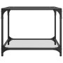 Mesa de centro superficie vidrio transparente acero 50x50x40 cm by , Coffee table - Ref: Foro24-845970, Price: 38,79 €, Disco...