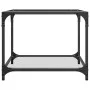 Mesa de centro superficie vidrio transparente acero 50x50x40 cm de , Mesas de centro - Ref: Foro24-845970, Precio: 38,28 €, D...