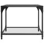 Mesa de centro superficie vidrio transparente acero 50x50x40 cm by , Coffee table - Ref: Foro24-845970, Price: 38,79 €, Disco...