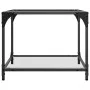 Mesa de centro superficie vidrio transparente acero 50x50x40 cm de , Mesas de centro - Ref: Foro24-845970, Precio: 38,28 €, D...
