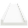 Regal für Fotorahmen 2 Stück weiß MDF 80x9x3 cm von vidaXL, Regale und Regale - Ref: Foro24-323930, Preis: 23,79 €, Rabatt: %