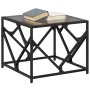 Stahl-Couchtisch mit schwarzer Glasoberfläche 50x50x41 cm von , Couchtisch - Ref: Foro24-845993, Preis: 45,77 €, Rabatt: %