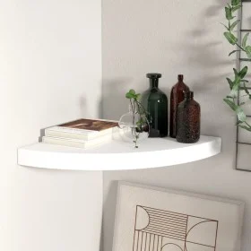 White MDF floating corner shelf 35x35x3.8 cm by vidaXL, Shelves and shelves - Ref: Foro24-323916, Price: 29,04 €, Discount: %