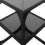 Zwei Couchtische aus Stahl mit schwarzer Glasplatte, 30x30x45 cm. von , Couchtisch - Ref: Foro24-846001, Preis: 47,92 €, Raba...