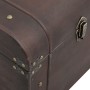 Cofre con pestillos contrachapada marrón 90x50x39,5 cm by , Storage trunks - Ref: Foro24-4010549, Price: 127,05 €, Discount: %