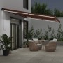 Manuelle ausziehbare Markise mit LED-Lichtern in Braun, 600x350 cm. von , Markisen - Ref: Foro24-3215416, Preis: 607,07 €, Ra...