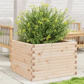 Massive Holzblumenkasten aus Kiefer 70x70x46 cm von , Töpfe und Pflanzgefäße - Ref: Foro24-3282414, Preis: 139,07 €, Rabatt: %