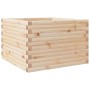 Jardinera de madera maciza de pino 70x70x46 cm by , Pots and planters - Ref: Foro24-3282414, Price: 141,45 €, Discount: %