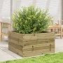 Eingelassener Kiefernholz-Blumenkasten 80x80x46 cm von , Töpfe und Pflanzgefäße - Ref: Foro24-3282423, Preis: 163,69 €, Rabat...