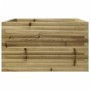 Jardinera de madera de pino impregnada 80x80x46 cm by , Pots and planters - Ref: Foro24-3282423, Price: 165,82 €, Discount: %