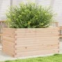 Jardinera de madera maciza de pino 90x60x46 cm by , Pots and planters - Ref: Foro24-3282454, Price: 146,01 €, Discount: %