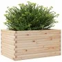 Jardinera de madera maciza de pino 90x60x46 cm by , Pots and planters - Ref: Foro24-3282454, Price: 146,01 €, Discount: %