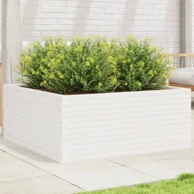 Jardinera madera maciza de pino blanco 110x110x46 cm by , Pots and planters - Ref: Foro24-3282435, Price: 244,11 €, Discount: %