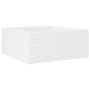 Jardinera madera maciza de pino blanco 110x110x46 cm de , Maceteros y jardineras - Ref: Foro24-3282435, Precio: 247,55 €, Des...