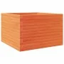 Jardinera de madera maciza de pino marrón cera 70x70x46 cm by , Pots and planters - Ref: Foro24-3282416, Price: 161,66 €, Dis...