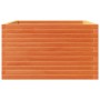 Jardinera madera maciza de pino marrón cera 80x80x46 cm by , Pots and planters - Ref: Foro24-3282421, Price: 183,40 €, Discou...