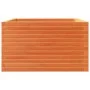 Jardinera madera maciza de pino marrón cera 80x80x46 cm by , Pots and planters - Ref: Foro24-3282421, Price: 181,05 €, Discou...