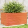 Jardinera de madera maciza pino marrón cera 90x60x46 cm de , Maceteros y jardineras - Ref: Foro24-3282456, Precio: 175,27 €, ...